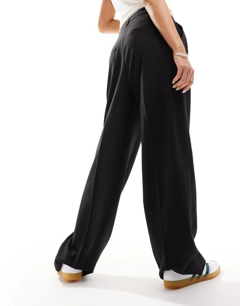 VERO MODA Vero Moda wide leg dad trousers in black 3