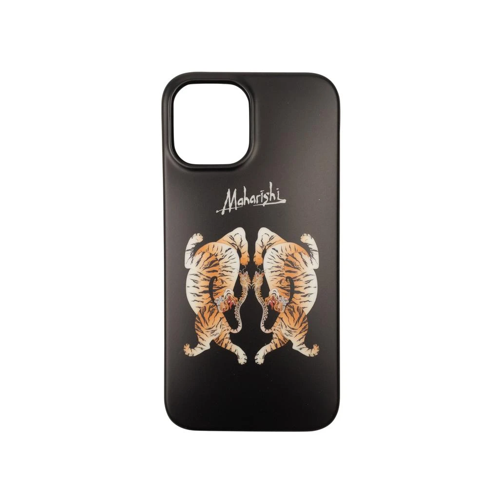 MAHARISHI Black iPhone 12 Pro Max Tigers Case