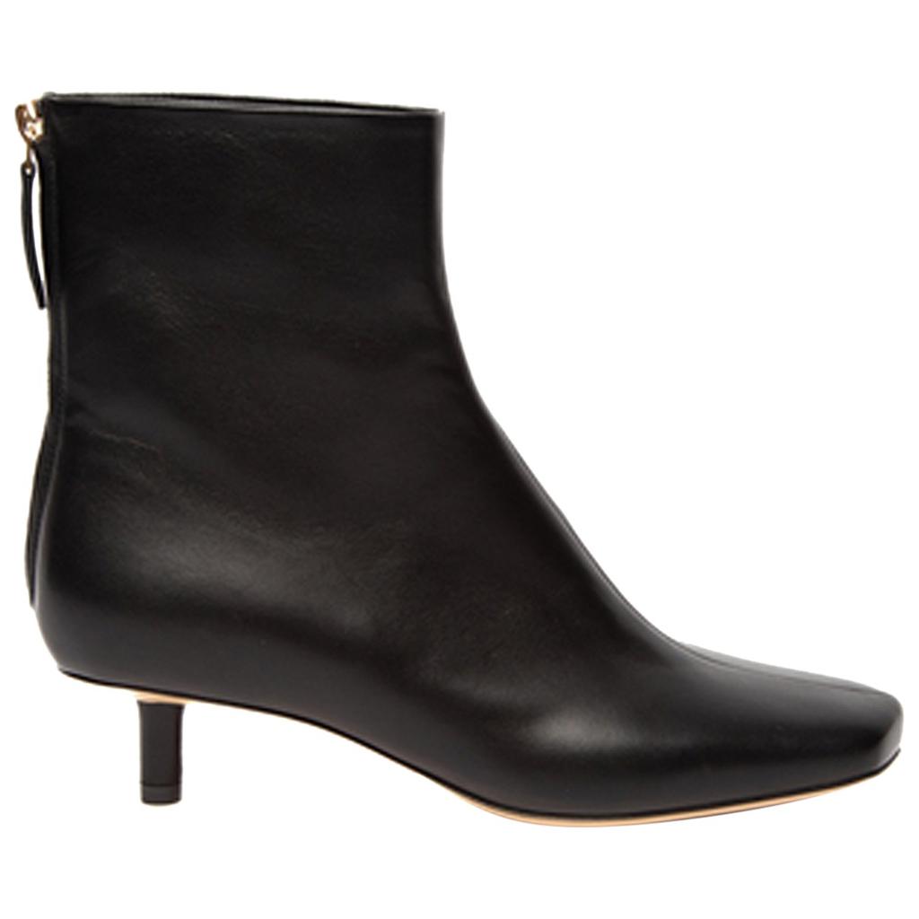 Burberry Burberry Leather ankle boots