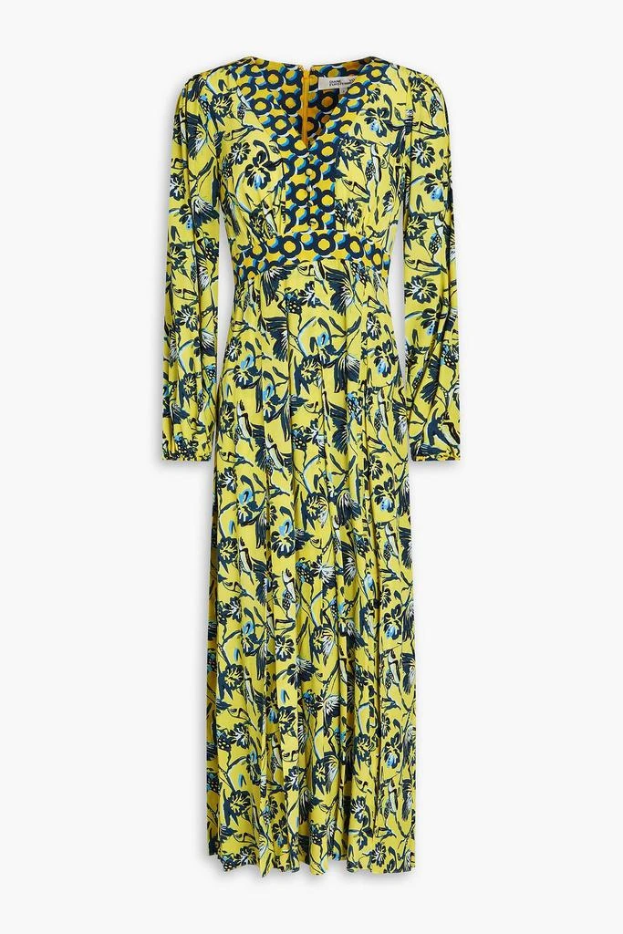 Diane von Furstenberg Anjali floral-print crepe de chine midi dress 1