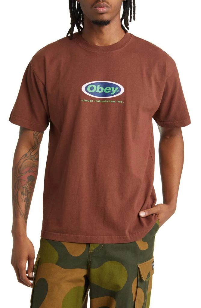 Obey Logo Graphic T-Shirt 1