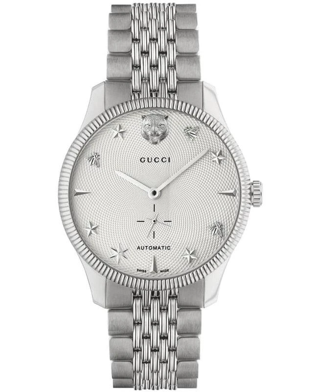 Gucci Gucci G-Timeless Automatic White Dial Steel Men's Watch YA126354 1