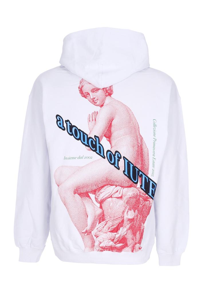Iuter Men's Lightweight Hoodie Nymph Hoodie White