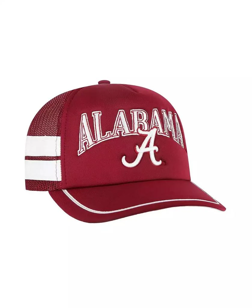 47 Brand Men's Crimson Alabama Crimson Tide Sideband Trucker Adjustable Hat 4