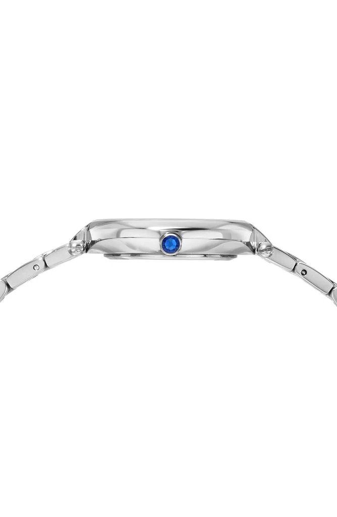 Porsamo Bleu Women's Madison Guilloche Stainless Steel Bracelet Watch, 29mm 4