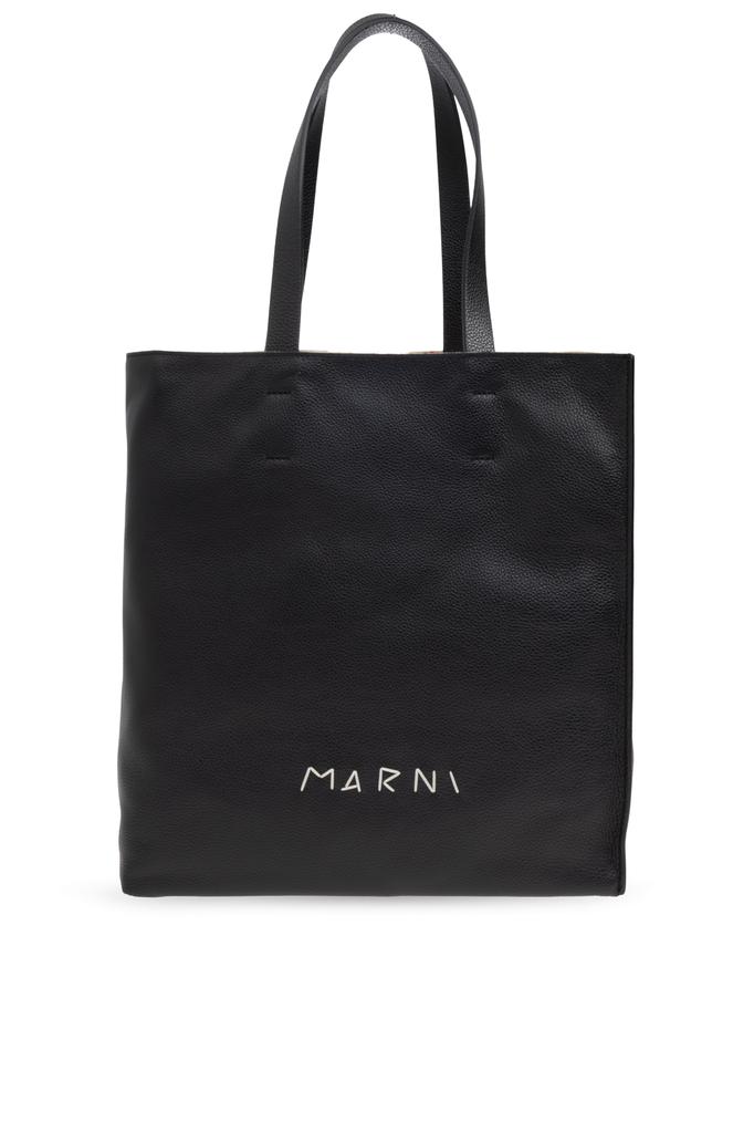 Marni Museo Nano Shopper Bag - - Leather - Black - Tote Bags