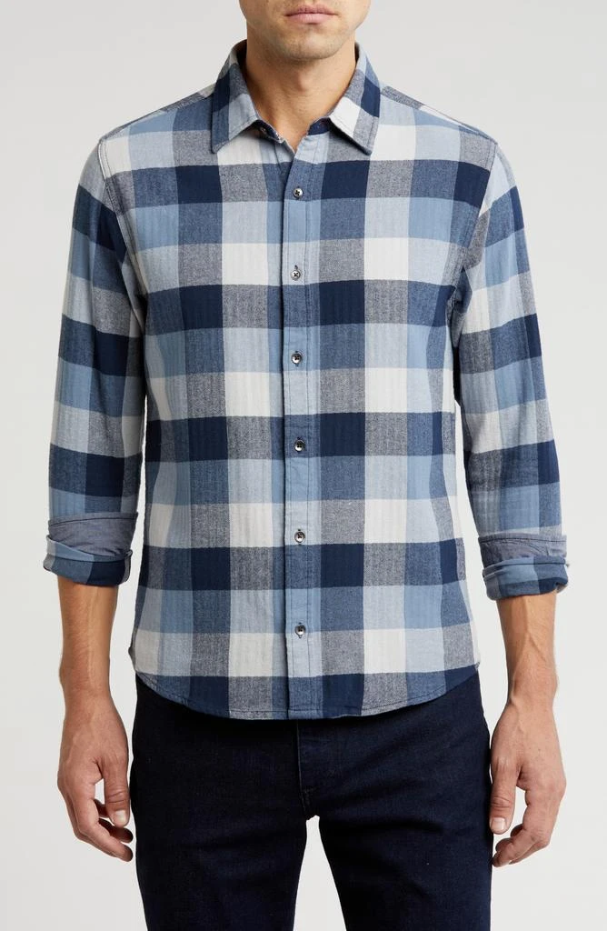 FLAG AND ANTHEM Guthrie Plaid Cotton Button-Up Flannel Shirt 1