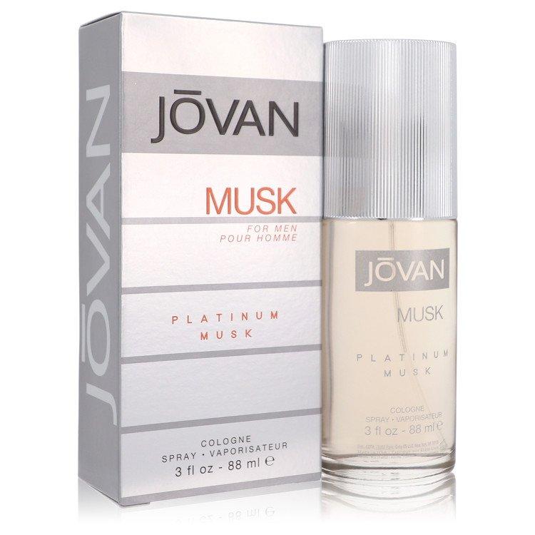 JOVAN Platinum Musk by  Cologne Spray 3 oz Men
