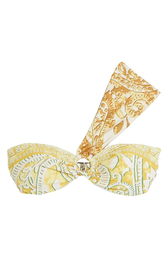 River Island O-Ring One-Shoulder Bandeau Bikini Top 4