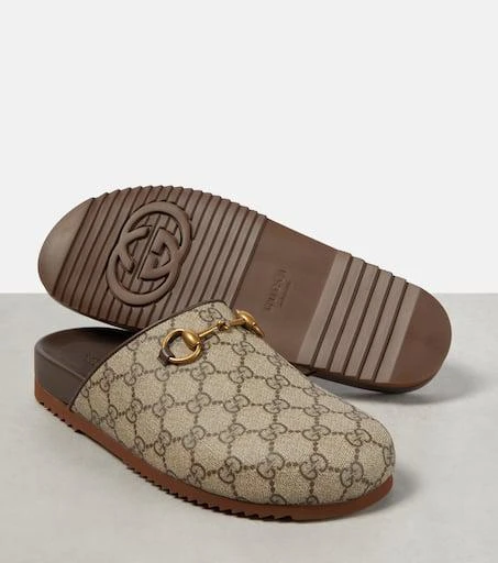 Gucci GG Supreme Horsebit mules 6