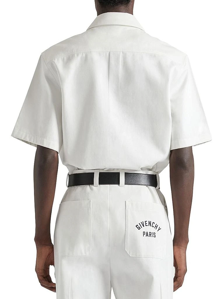 Givenchy Shirt in Cotton with Paris Embroidery 3