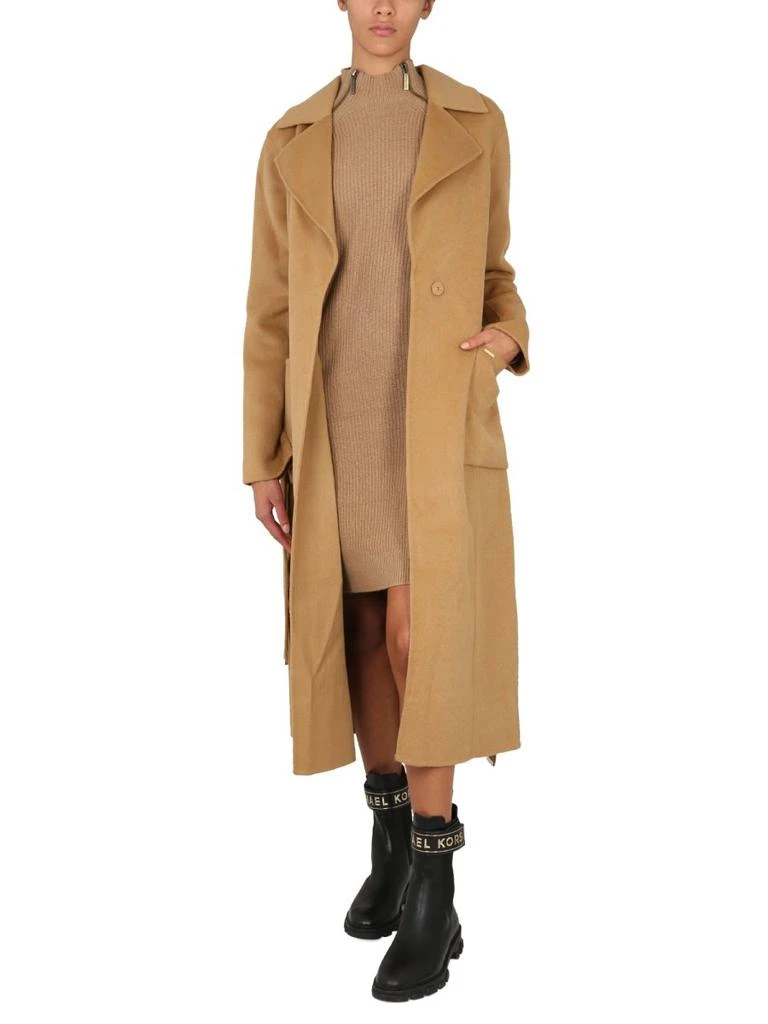 Michael Michael Kors Michael Michael Kors Belted Long-Sleeved Coat 3