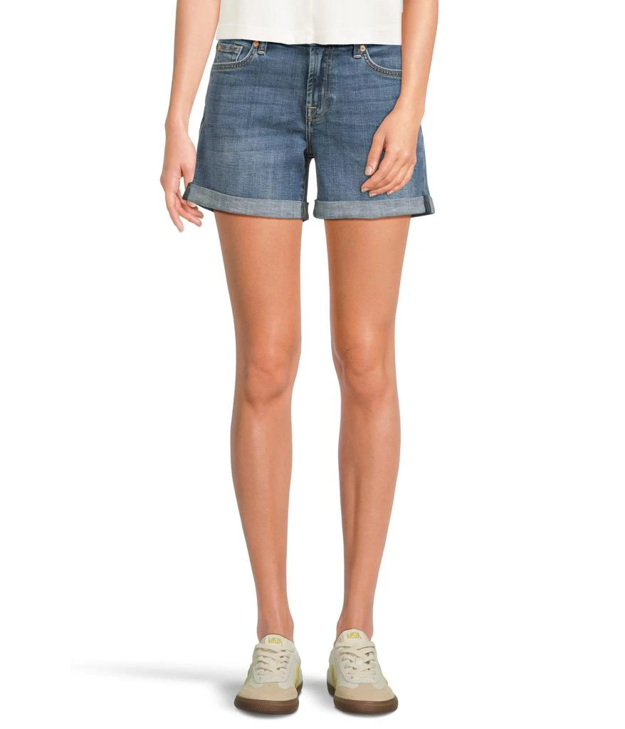 7 For All Mankind Mid Roll Shorts 1