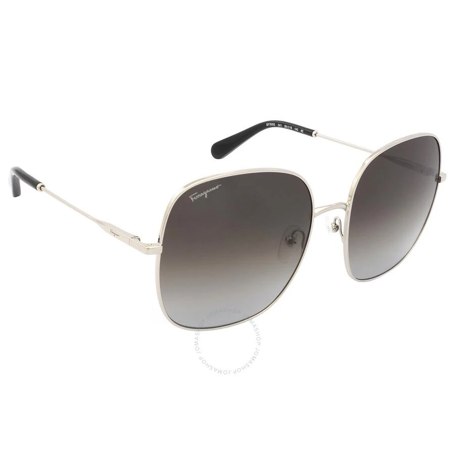 Salvatore Ferragamo Salvatore Ferragamo Grey Gradient Square Ladies Sunglasses SF300S 041 59 3