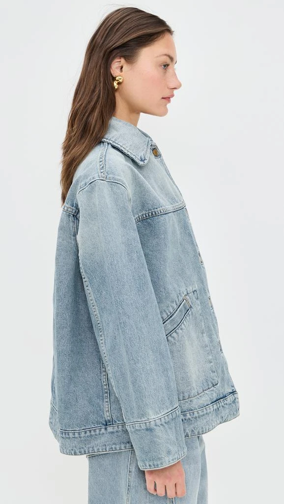 B Sides Stadium Jacket with Crochet Collar 3