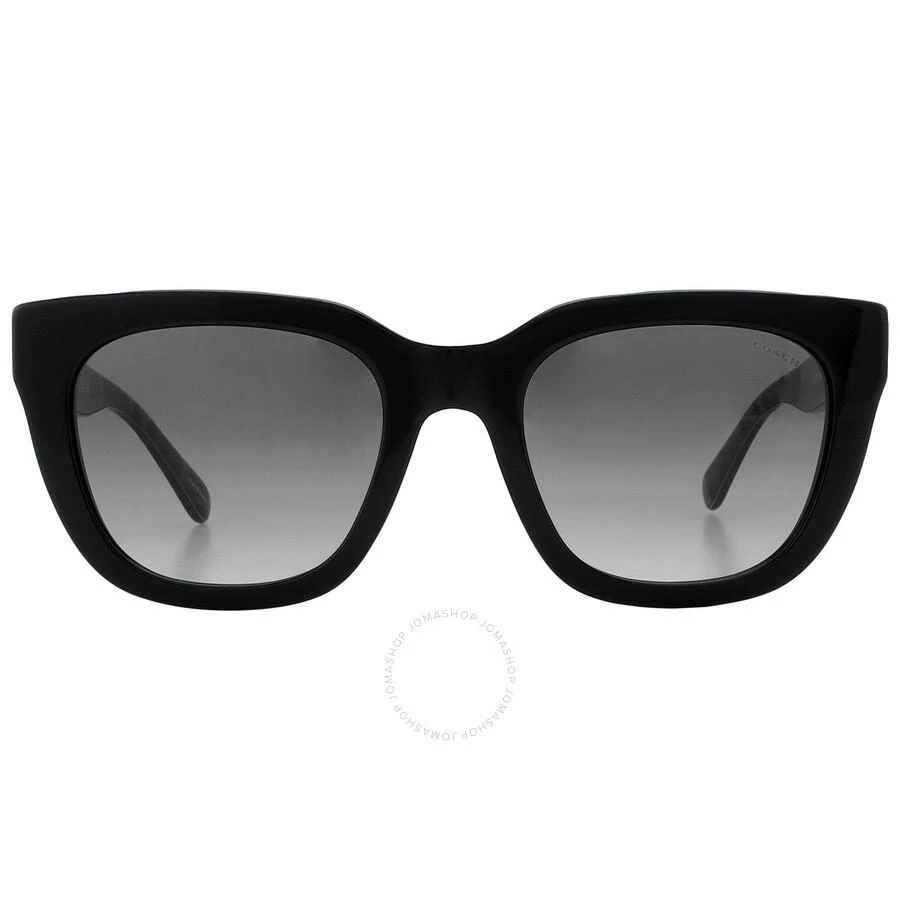 Coach Open Box - Coach Grey Gradient Cat Eye Men's Sunglasses HC8318 50028G 52 1