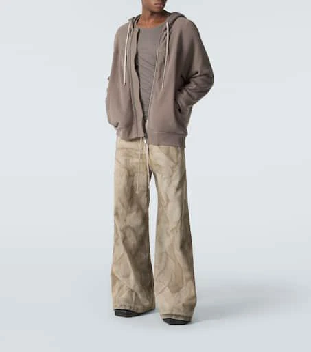 Rick Owens Cotton jersey hoodie 2