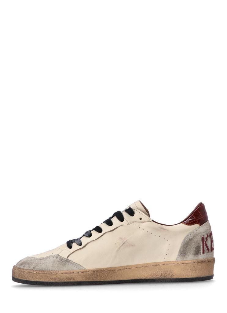 Golden Goose Ball Star Nappa Upper Suede Toe And Spur Cocco Printed Leat