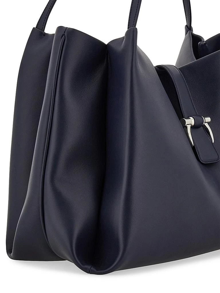 Salvatore Ferragamo Medium New Line Leather Tote Bag 6