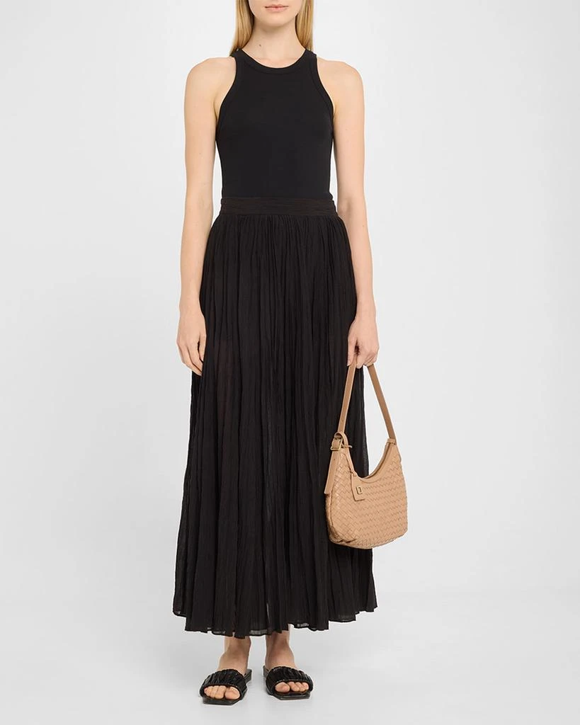 Rafe Alva Zip Woven Leather Hobo Bag 5