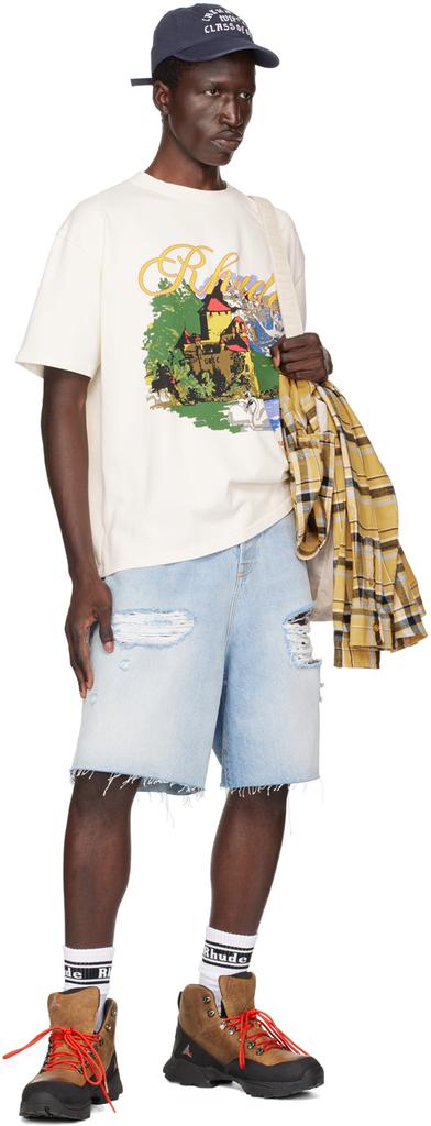 Rhude Off-White 'Chateau Alpes' T-Shirt - T-Shirts - Compare