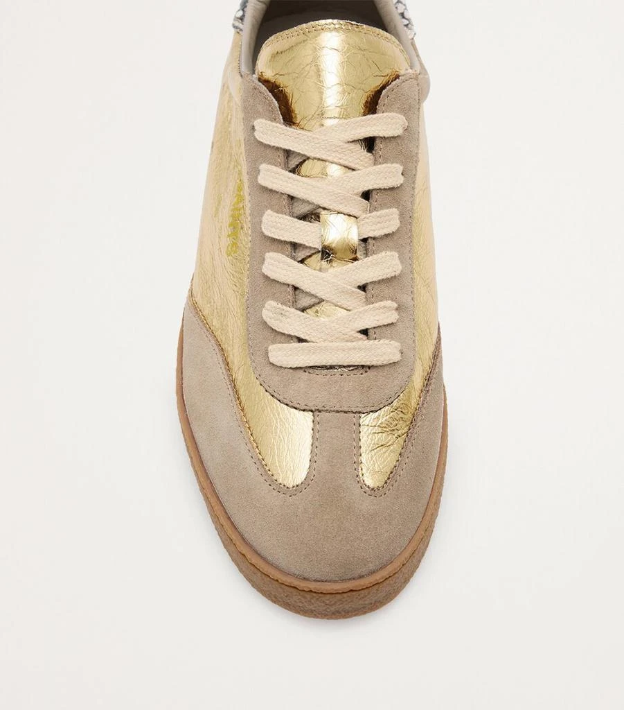 ALL SAINTS Metallic Leather Thelma Sneakers 5