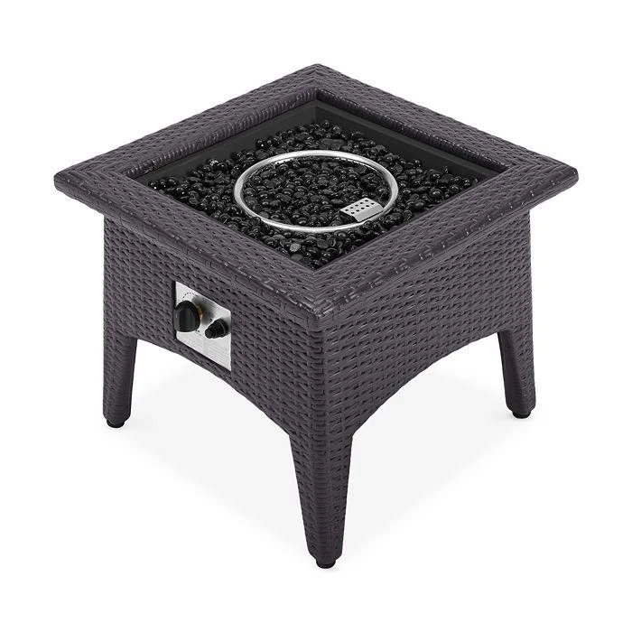 Modway Vivacity Outdoor Patio Propane Fire Pit Table 1