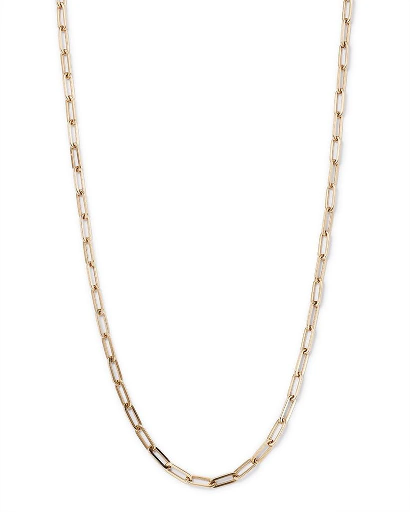 Bloomingdale
s Paper Clip Link Chain Necklace in 14K Yellow Gold 4