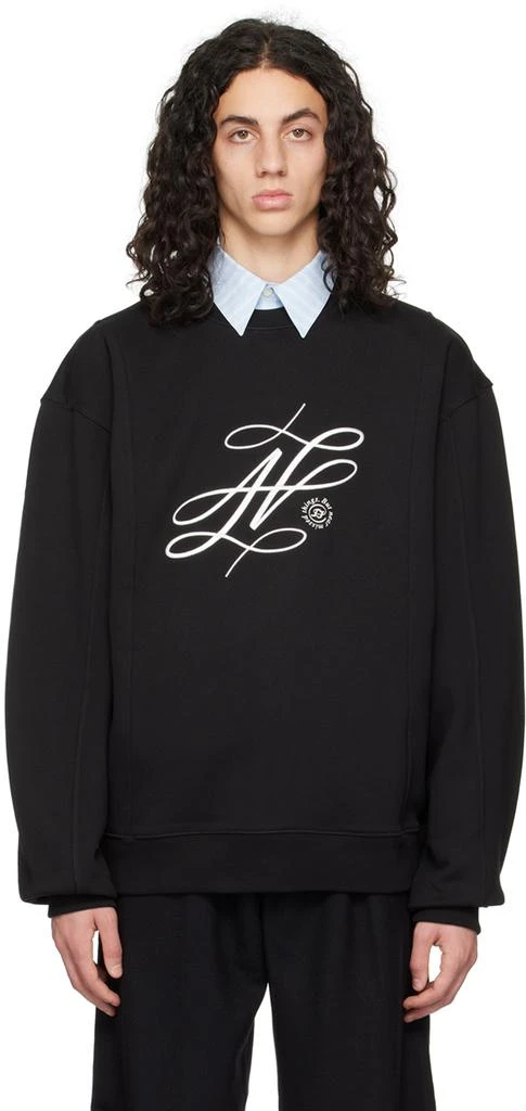 ADER error Black Dancy Sweatshirt 1