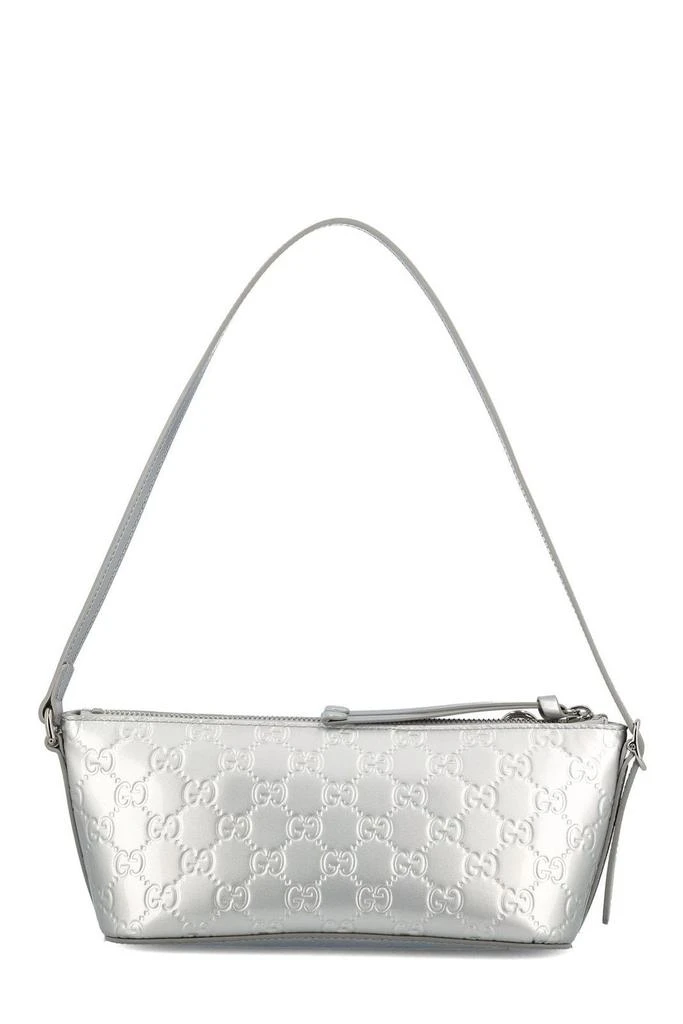 Gucci Gucci GG Emblem Metallic Small Shoulder Bag 1