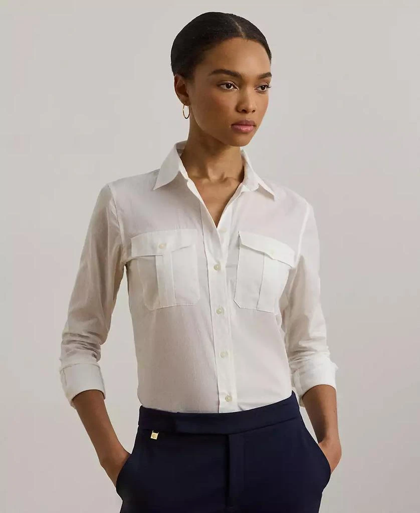 Ralph Lauren Women's Cotton Voile Shirt 1