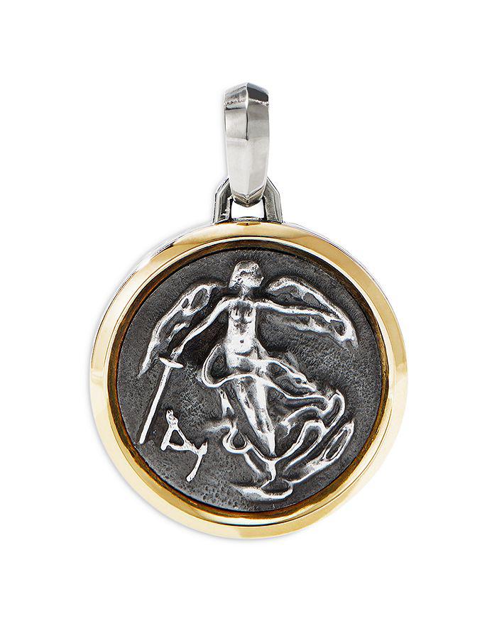 David Yurman 18K Yellow Gold & Sterling Silver Petrvs® Angel Cameo Pendant