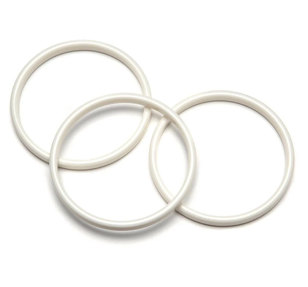 PONO Women's Resin Bangle - Set Of Three In Silver