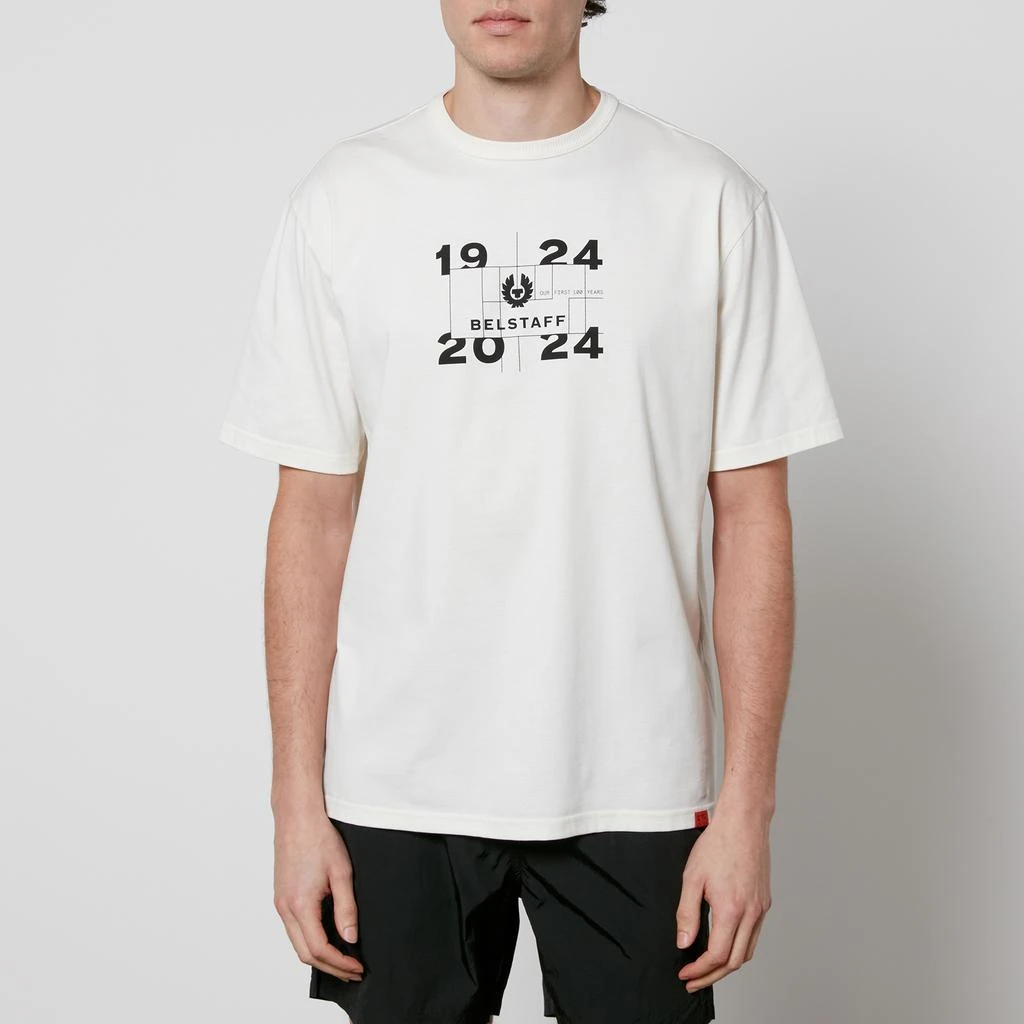 Belstaff Centenary Logo Cotton-Jersey T-Shirt 1