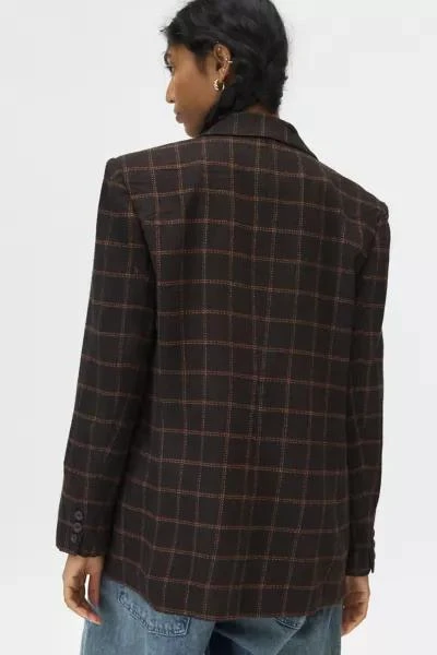 Urban Renewal Urban Renewal Vintage Oversized Check Blazer 5