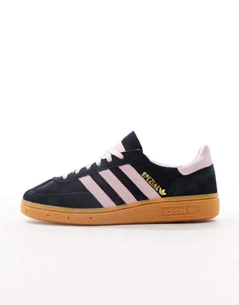 Adidas adidas Originals Handball Spezial trainers in black and pink 2