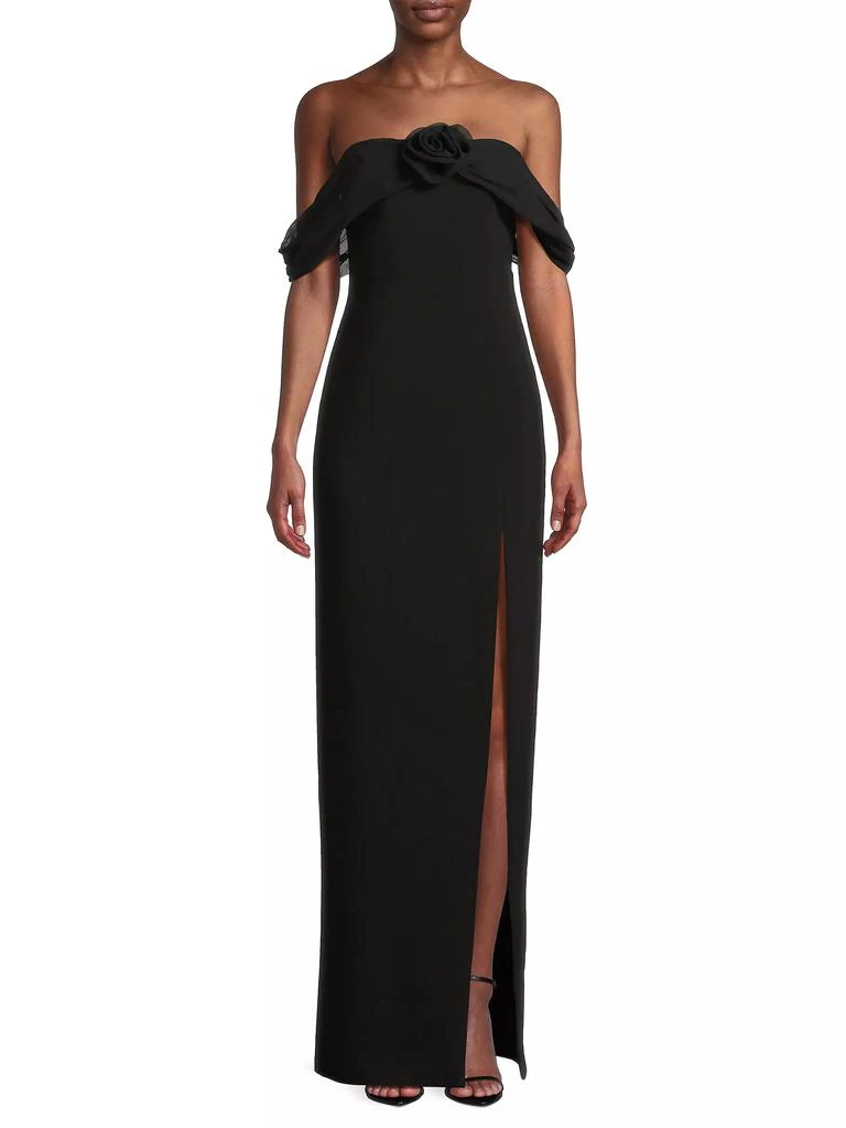 Likely Toula Off-the-Shoulder Column Gown 3