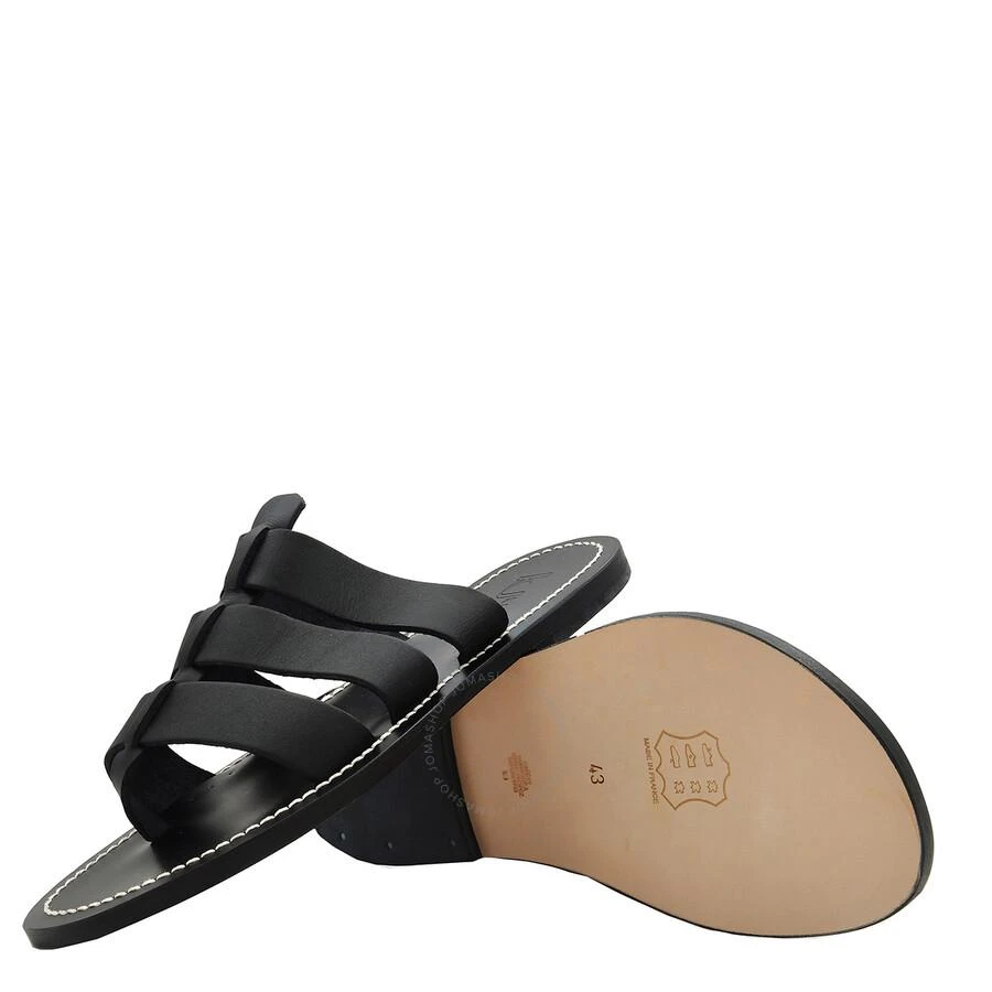 K. Jacques Dolon Leather Flat Sandals 2