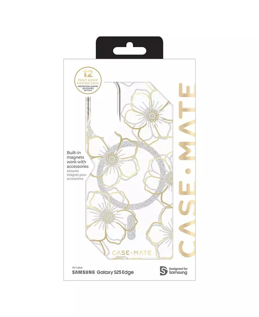 Case-Mate Floral Gems Case with Magnet for Samsung Galaxy S25 Edge 6