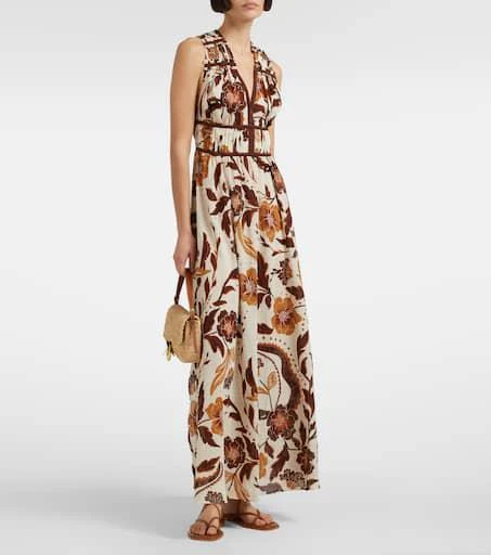 Poupette St Barth Chiara floral cotton maxi dress 2