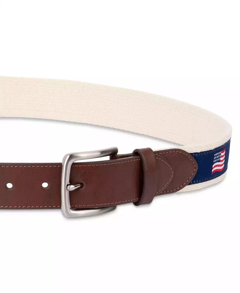 Club Room Men's Flag Ribbon Belt, Created for Macy's 4