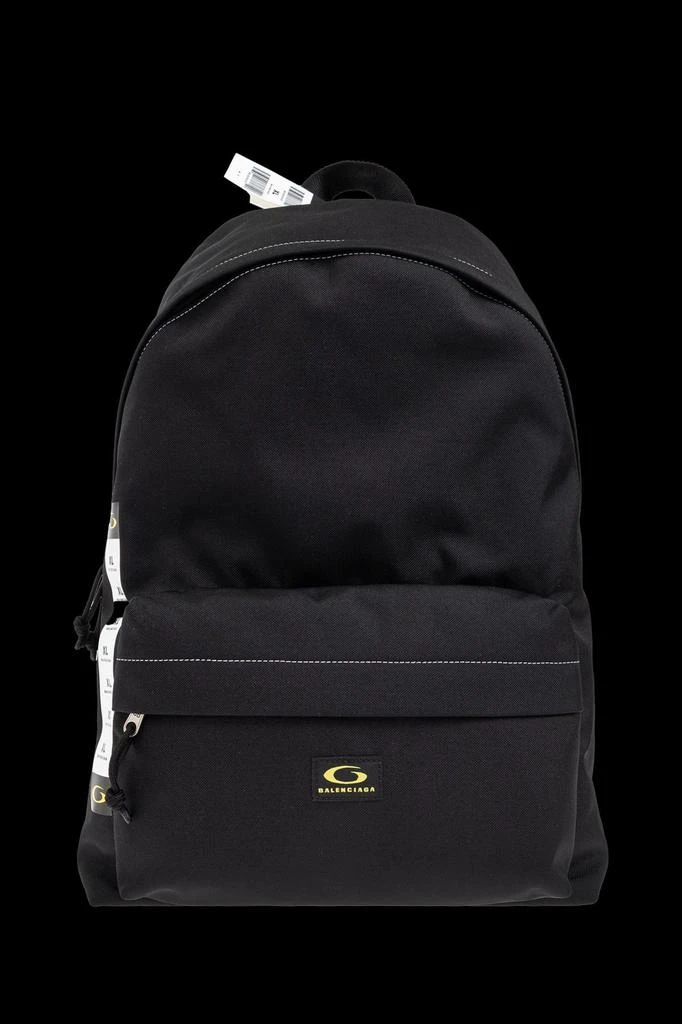 Shop Balenciaga Editor Logo Printed Backpack on Sale at  display picture 1