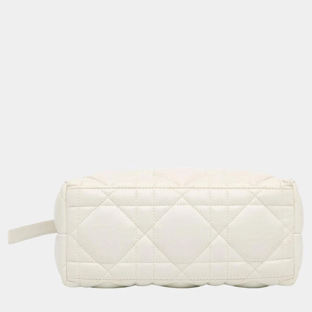 Dior Dior White Calfskin Macro-Cannage DiorTravel Nomad Pouch 4
