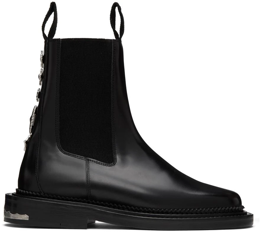 Toga Pulla SSENSE Exclusive Black Hardware Boots 1