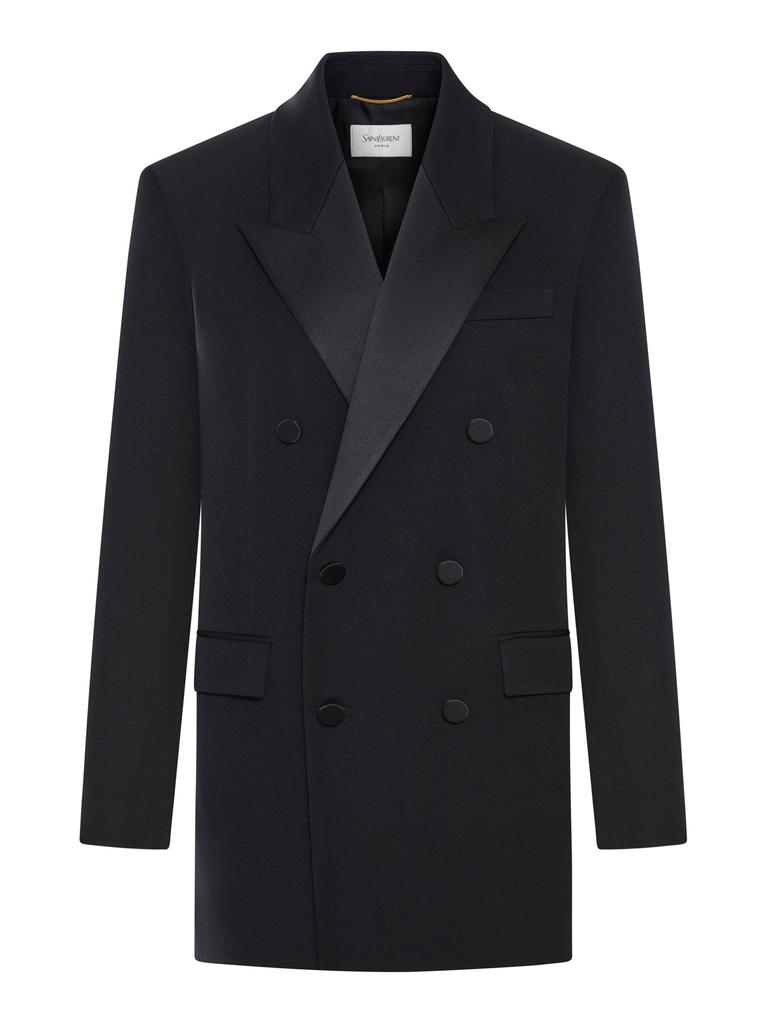 Yves Saint Laurent SILK CREPE JACKET - Jackets - Free