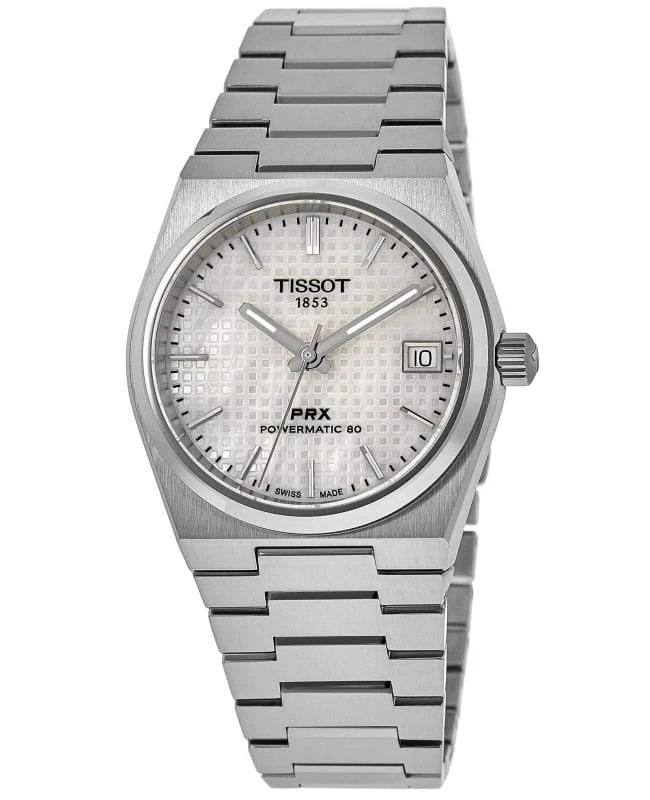 Tissot Tissot PRX Powermatic 80 Automatic White Dial Steel Women's Watch T137.207.11.111.00 1