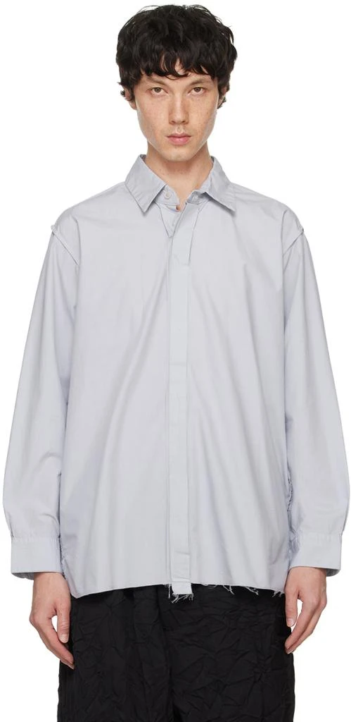 Camiel Fortgens Gray Inside Out Basic Shirt 1