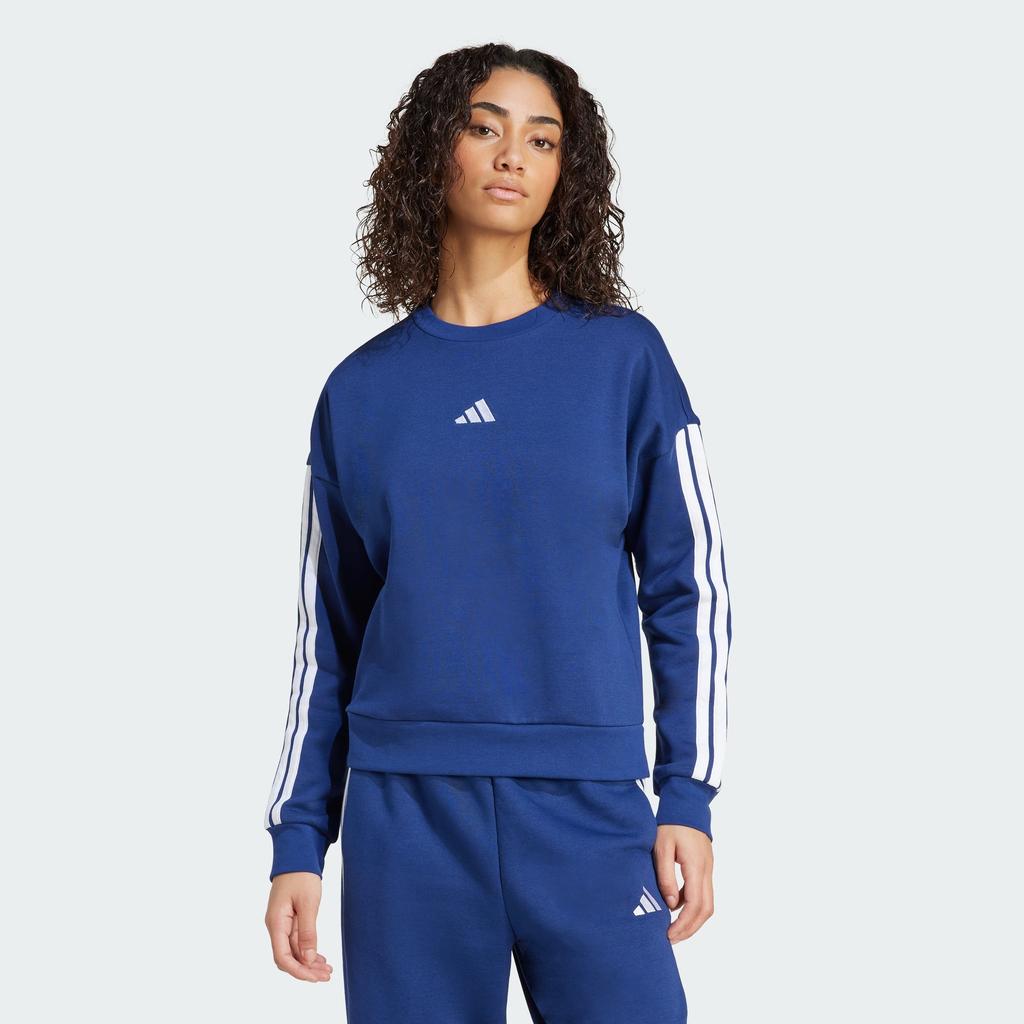 Adidas Women's  Essentials 3-Stripes Fleece Sweatshirt