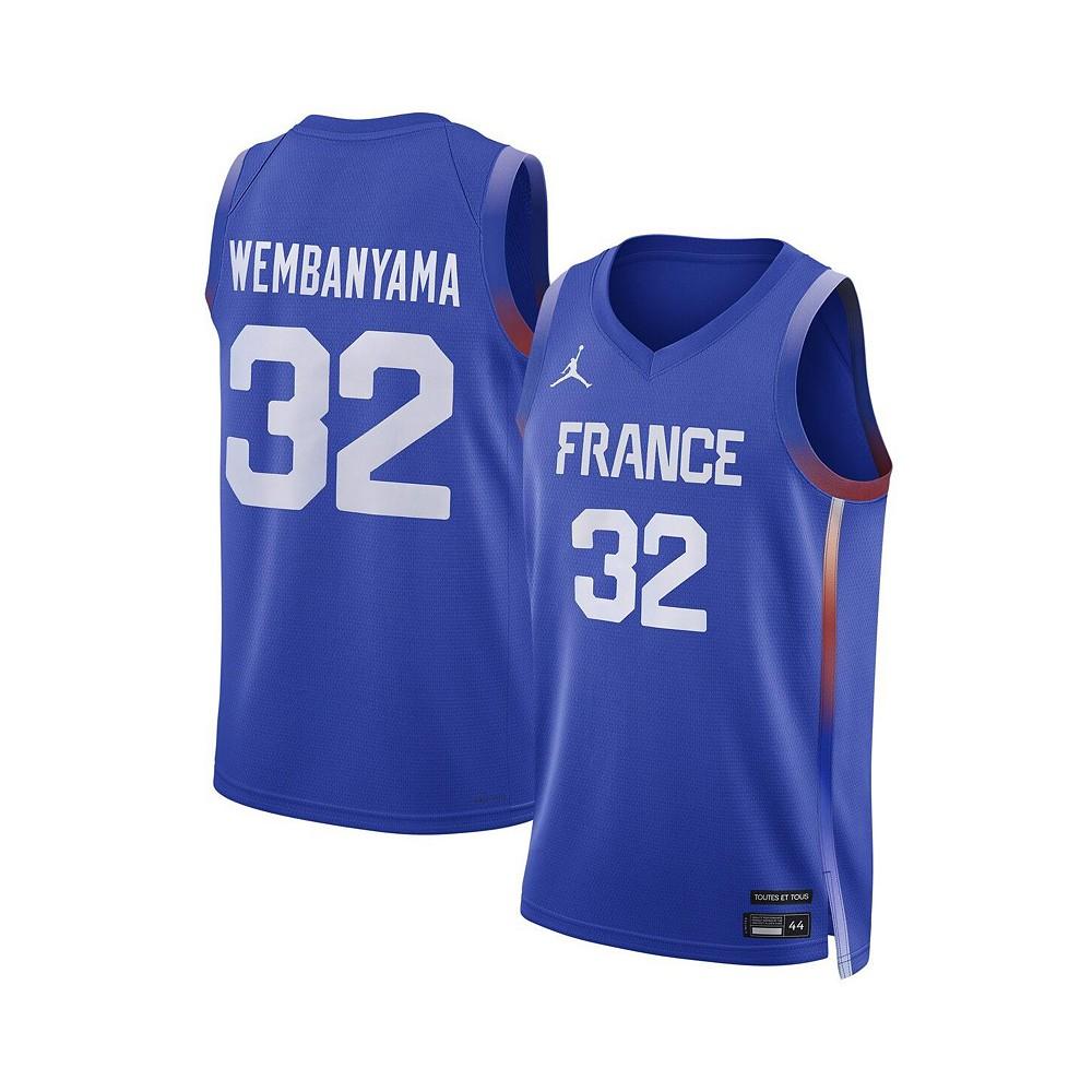 Jordan Men's Victor Wembanyama Royal France Basketball 2024 Summer Olympics Player Limited Basketball Jersey