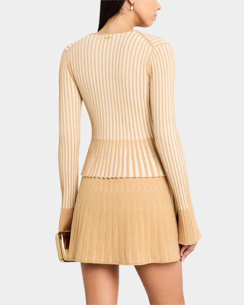 Toccin Priscilla Zip-Front Cardigan 3
